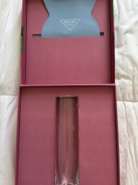 Prada Milano Crystal Vase With Gift Box